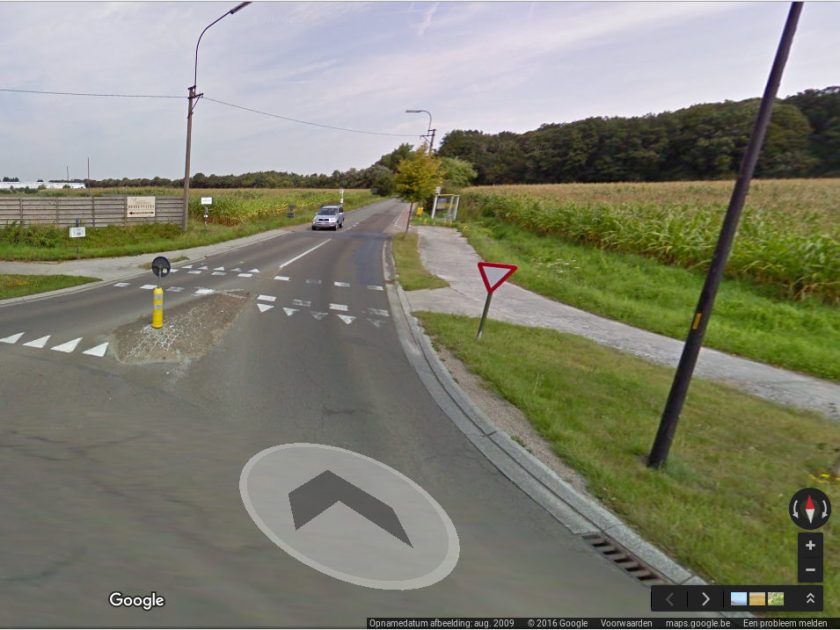 Keistraat, De Pinte (bron: Google Streetview)